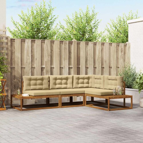  Set vanjskih sofa Prirodna i bež Cene