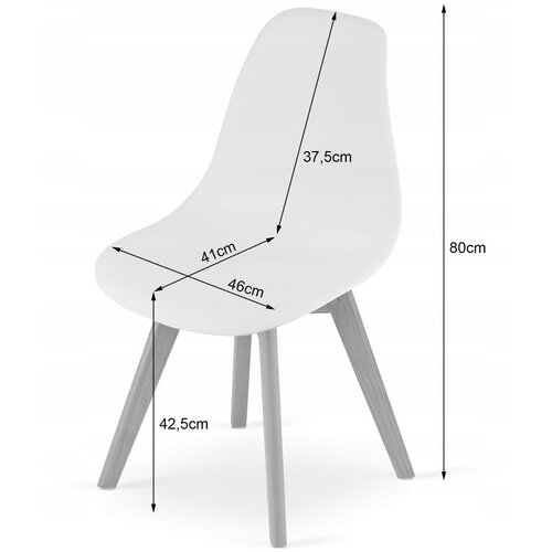  KITO stolica senf / prirodne noge x 1 Slike