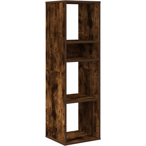 Maison Chic Knjižna omara - Knjižni regal dimljeni hrast 34x31x112 cm inženirski les, (21725202) Slike
