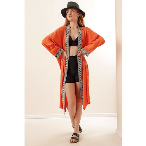 Bigdart Kimono & Caftan - Orange - Regular fit Cene