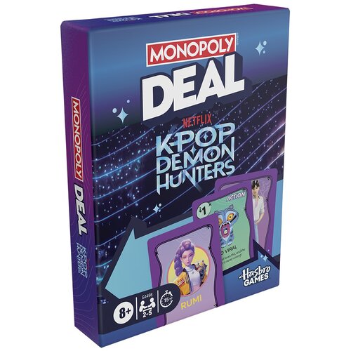 Hasbro Monopoly Deal K-POP Demon Hunters Slike