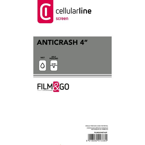 Cellular Line FILM&amp;GO ANTICRASH 4&#39;&#39; ZAščITA ZA EKRAN MINI Cene