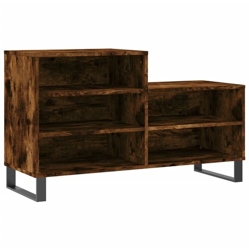 Maison Chic Omarica za obutev - Kopa za čevlje dimljeni hrast 102x36x60 cm inženirski les, (21776358) Slike