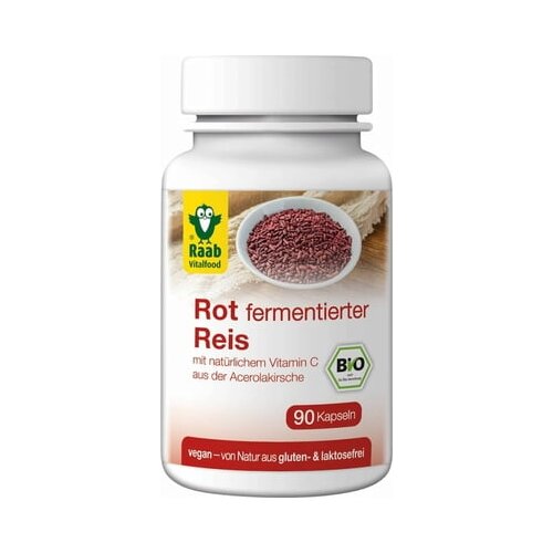 Raab Vitalfood GmbH Fermentiran rdeči riž v kapsulah, bio Cene