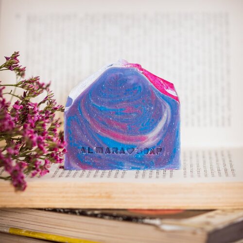 Almara Soap Fancy Stardust ročno izdelano milo 100 g Slike