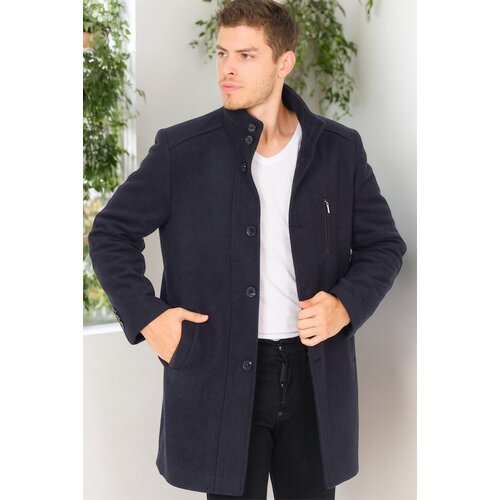 Dewberry PLT8386 MEN'S COAT-DIAGONAL DARK NAVY BLUE-2 Cijene