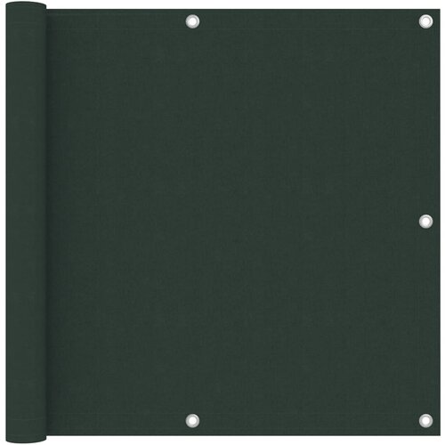 vidaXL Balkonsko platno temno zeleno 90x400 cm oksford blago, (20966884) Cene