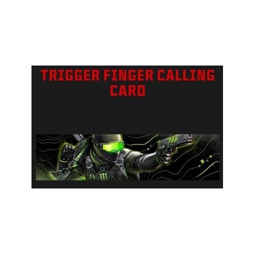 Call of Duty Modern Warfare III - Trigger Finger Calling Card (PC/PSN/Xbox Live) Official Website Key GLOBAL Cene