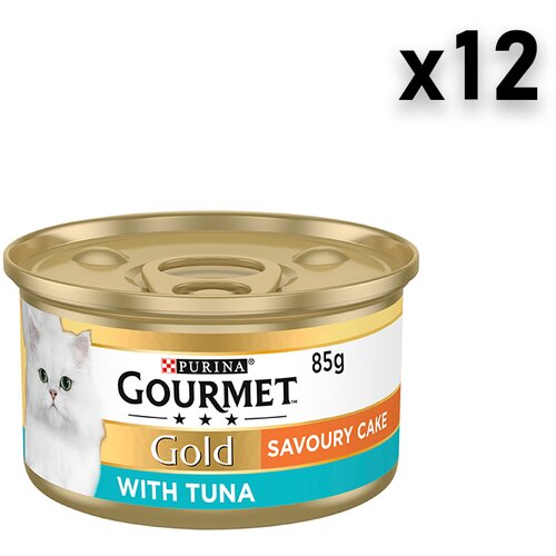 Gourmet Gold pašteta za mačke, tuna, 12x85g Slike
