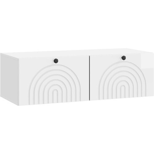 TV ormar za zid Zidne Bijela visokog sjaja 98 x 41 x 30 cm Cijene