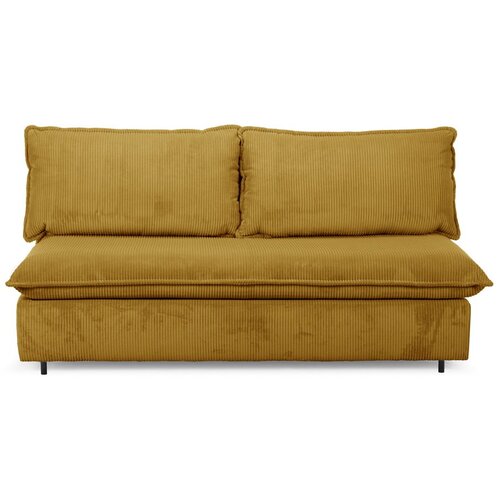 Bobochic Paris Žuta sklopiva sofa od samta 184 cm Isadora – Cijene