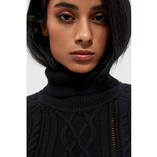 Moodo A turtleneck with a braid weave Cene