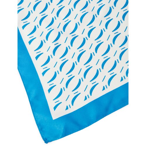 Orsay Blue and White Women&amp;#039;s Patterned Satin Scarf - Women&amp;#039;s Slike