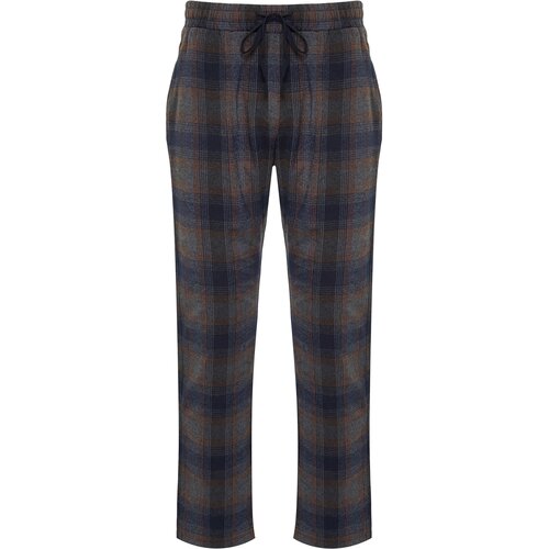 Trendyol Men's Multicolor Plaid Regular Fit Woven Pajama Bottoms Slike