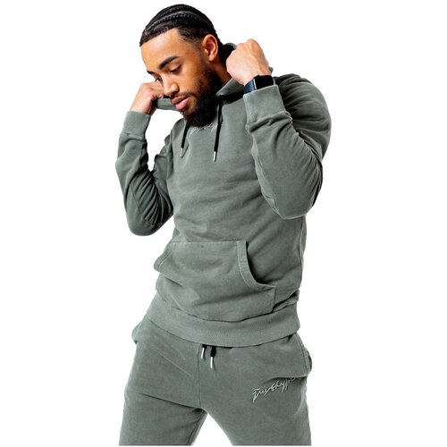 Justhype Ltd Športne jope in jakne Acid Wash Hoody Zelena Cene