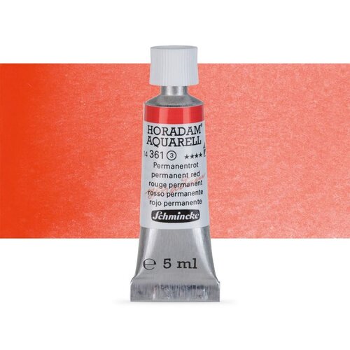 Artmie Akvarel boje u tubi Schmincke Horadam 5 ml | 361 Permanent Red Slike