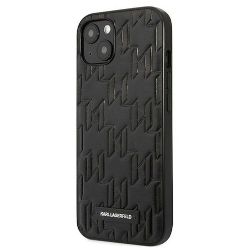 Karl Lagerfeld KLHCP13SMNMP1K IPHONE 13 MINI 5,4 HARDCASE CZARNY/BLACK MONOGRAM PLAQUE, (21897067) Cene