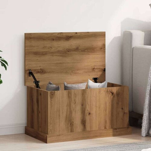 vidaXL Škatla za shranjevanje artisan hrast 70x40x38 cm inženirski les Cene