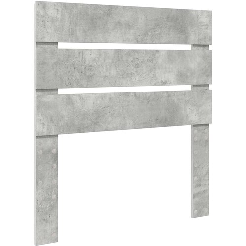 vidaXL Vzglavje z vzglavjem Betonsko siva 90 cm Konstruiran les, (5000120839) Cene