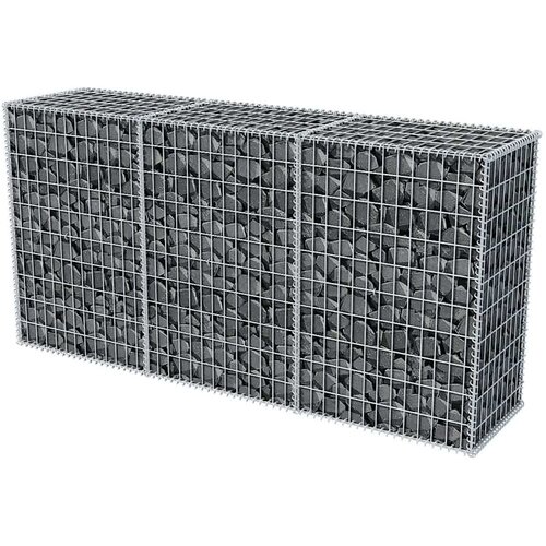  Gabionska ko&amp;scaron;ara od pocinčanog čelika 200 x 50 x 100 cm Slike