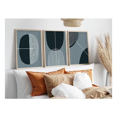 WALLXPERT Uokvirena slika Huhu214, 20x30 cm, 3 dijela Cijene