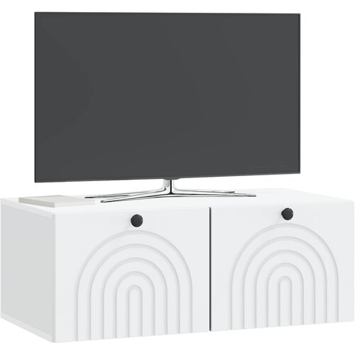  TV ormar za zid Bijela 78 5 x 41 x 30 cm Konstruirano drvo - Bijela 78 5 x 41 x 30 cm Slike