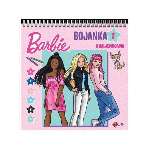 Barbie Bojanka sa naljepnicama 1 Slike