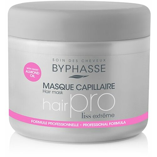 Byphasse hair pro maska za neposlušnu kosu liss extreme 500ml Slike