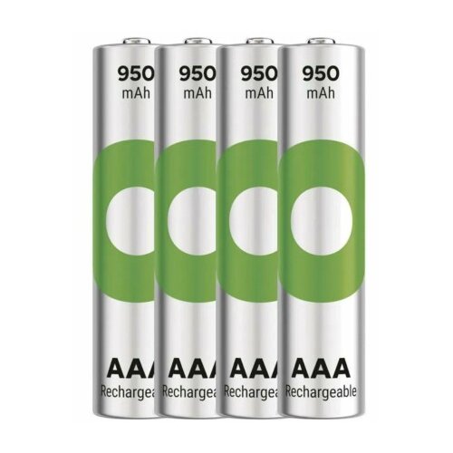 Gp polnilna baterija AAA-950 mAh Ni-Mh 4 kom Slike