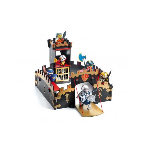 Djeco arty toys &amp;ndash; črni grad za viteze Slike