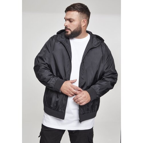 Urban Classics Plus Size Black windbreaker Cene