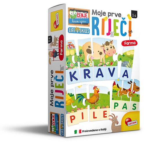 Lisciani Montesori - prve rijeci -farma, &amp;Scaron;arena Slike