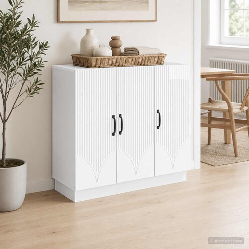  Kreveta Bijela visokog sjaja 89 x 34,5 x 77 cm Cijene