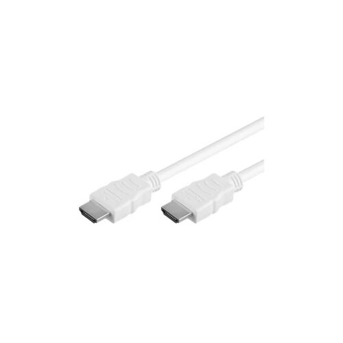 Value HDMI priključni kabel HDMI A utikač 3.00 m bijela 11.99.5703 sa zaštitom HDMI kabel Cijene