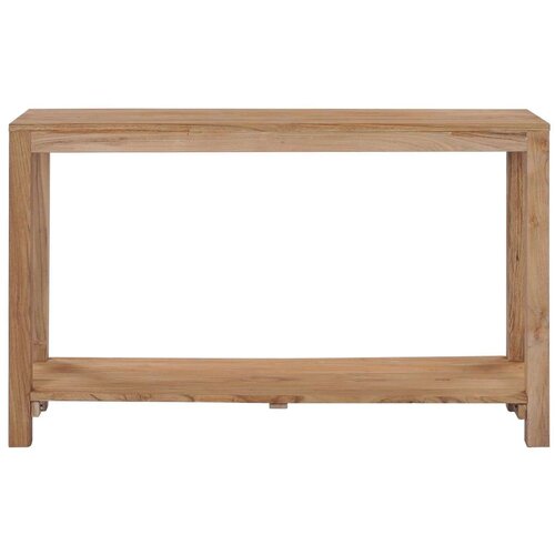 vidaXL Konzolna mizica 120x35x75 cm trdna tikovina Cene