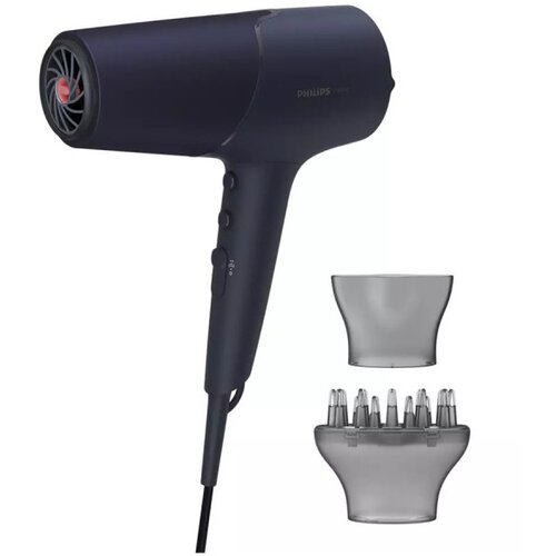 Philips Su&amp;scaron;ilnik las BHD510/00, 2300 W, temno moder Slike