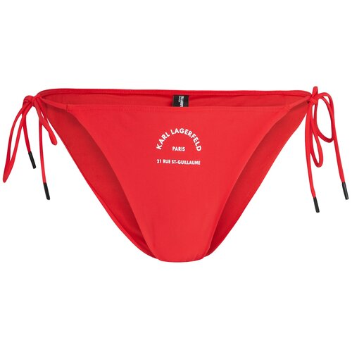 Karl Lagerfeld Bikini hlačke rdeča / črna / bela Cene
