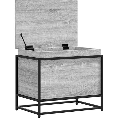 vidaXL Kutija za pohranu s poklopcem siva Sonoma 60x40x51,5 cm Cijene