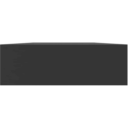  Plutajuća zidna polica s ladicom crna 80 x 25 x 8 cm Slike