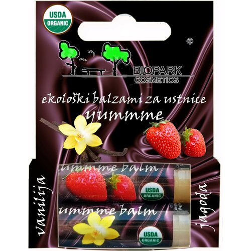 Biopark Cosmetics Yumme Set - Strawberry & Vanilla Cene