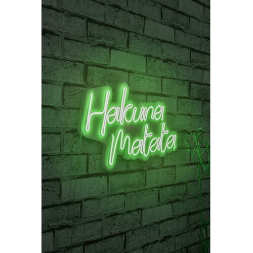 Wallity Zidna LED dekoracija Hakuna Matata Green Cene