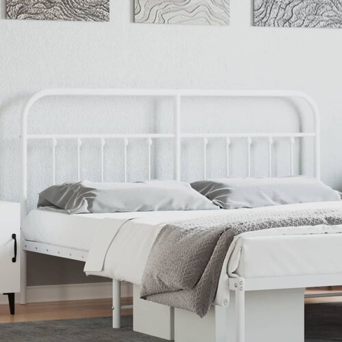 vidaXL Metalno uzglavlje bijelo 160 cm Cijene