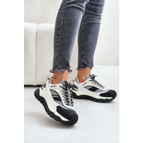 Big Star Leather Women's Sneakers On Platform Big Star Cene