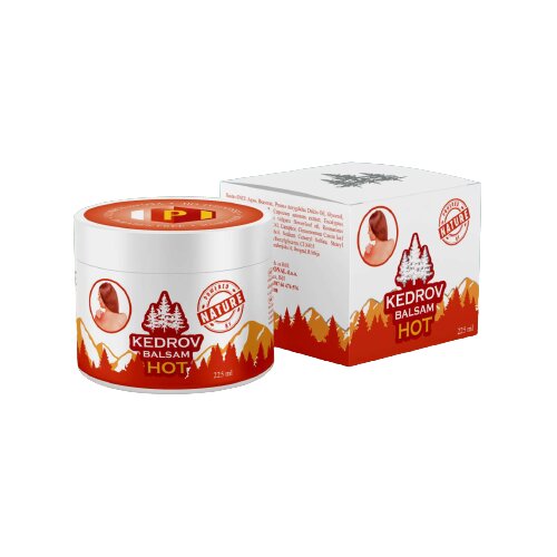 Kedrov balsam sa efektom zagrevanja Hot, 225 ml Slike