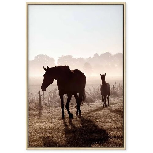  Slika - Morning of Memories (1 Part) Vertical 60x90 U prirodnom drvenom okviru Slike