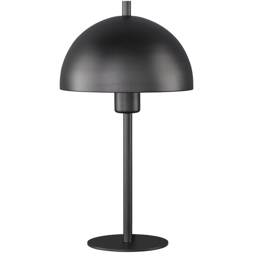 Fischer & Honsel Črna namizna svetilka s kovinskim senčilom (višina 33,5 cm) Kia – Cene