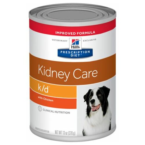 Hills prescription diet veterinarska dijeta za pse k/d konzerva 370gr Slike