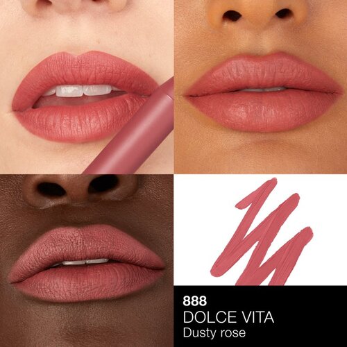Nars POWERMATTE HIGH-INTENSITY LIP PENCIL dolgoobstojni svinčnik za ustnice z mat učinkom odtenek DOLCE VITA 2,6 g Slike