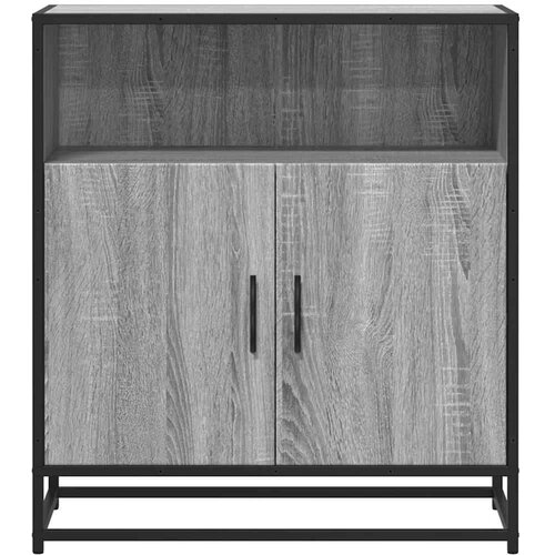 vidaXL Komoda siva sonoma 68x35x76 cm inženirski les Cene