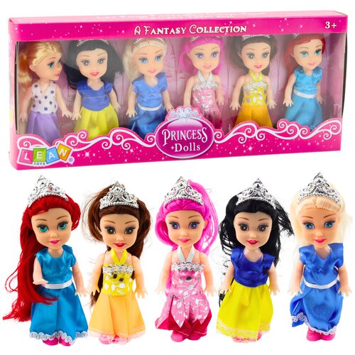  Set mini lutkica za igru sa raznim odjevnim kombinacijama - 6u1 Cijene